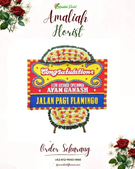 Sewa Papan Bunga Moneng Sepati